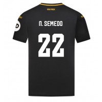 Wolves Nelson Semedo #22 Fotballklær Bortedrakt 2024-25 Kortermet